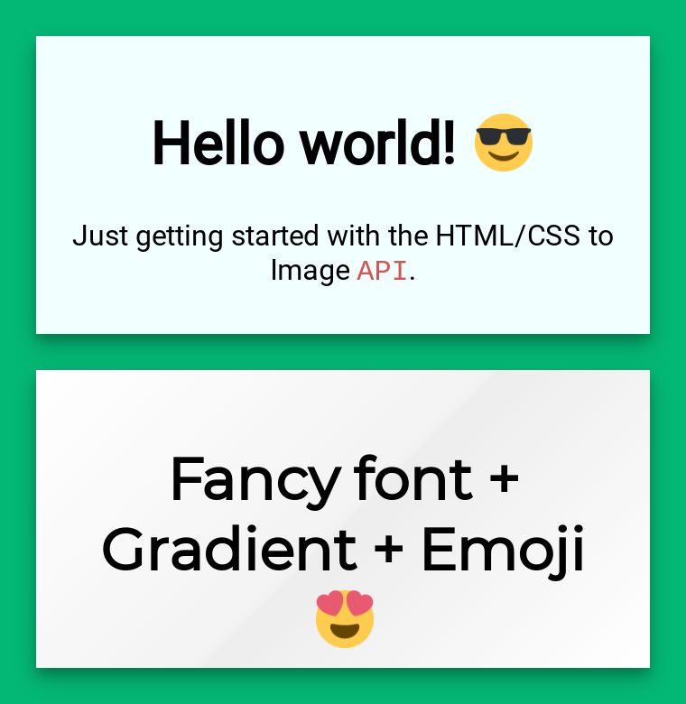 Convert HTML to an image using custom fonts