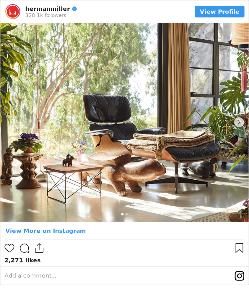 Screenshot of an Instagram post